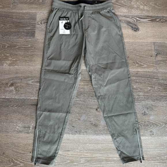 Kenneth Cole Other - Kenneth Cole Active Tech Jogger Ankle Zip Slim Lightweight Fatigue Size Large